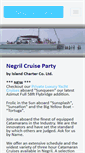 Mobile Screenshot of negrilcruises.com